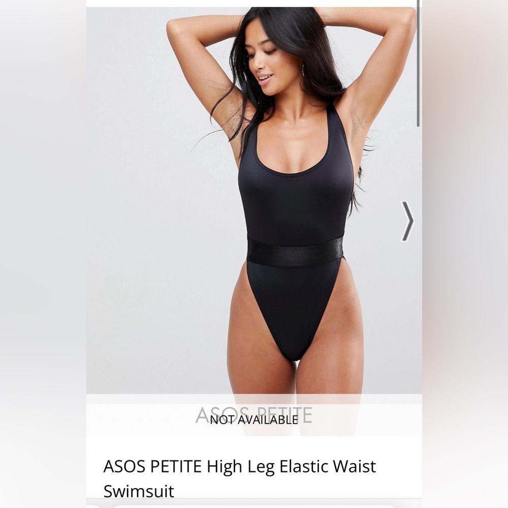 ASOS Black One-Piece Swimsuit